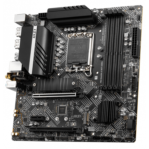 Photo Motherboard MSI PRO B660M-A (WIFI) DDR4 (s1700, B660)
