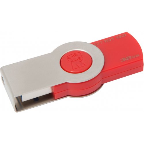 Купити Накопичувач Kingston DataTraveler 101 G3 32GB Red (DT101G3/32GB) - ціна в Києві, Львові, Вінниці, Хмельницькому, Франківську, Україні | інтернет-магазин TELEMART.UA фото