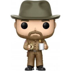 Колекційна статуетка Funko Pop! TV Stranger Things Hopper w/ Donut (FUN579)