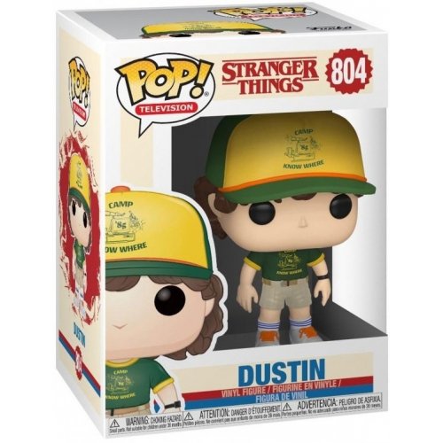 Колекційна статуетка Funko Pop! TV Stranger Things Dustin (At Camp) (FUN2214) купити в Україні | Telemart фото