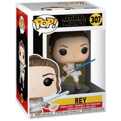 Колекційна статуетка Funko Pop! Bobble Star Wars Ep 9 Rey (FUN254912) купити в Україні | Telemart фото
