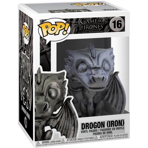 Колекційна статуетка Funko Pop! TV Game of Thrones Drogon (Iron) (FUN25491210) купити в Україні | Telemart фото