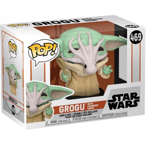 Колекційна статуетка Funko Pop! Bobble Star Wars Mandalorian Child (Soup Creature) (FUN25491219) купити в Україні | Telemart фото