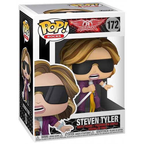 Коллекционная фигурка Funko Pop! Rocks Aerosmith Steven Tyler (FUN25491276) купить в Украине | Telemart фото