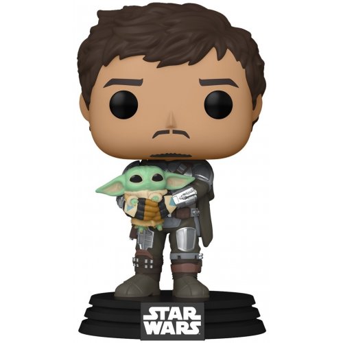 

Funko Pop! Bobble Star Wars Mandalorian Mandalorian with Grogu (FUN25491302)