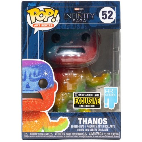 Колекційна статуетка Funko Pop! Art Series Bobble Marvel Infinity Saga Thanos (RNBW/MT) w/Case (FUN25491502) купити в Україні | Telemart фото