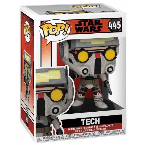Колекційна статуетка Funko Pop! Bobble Star Wars Bad Batch Tech (FUN25491591) купити в Україні | Telemart фото