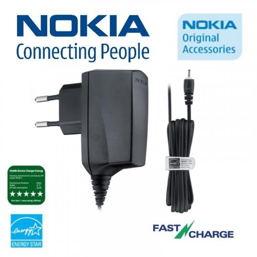Сетевое зарядное устройство Nokia AC-8E OEM купить в Украине | Telemart фото