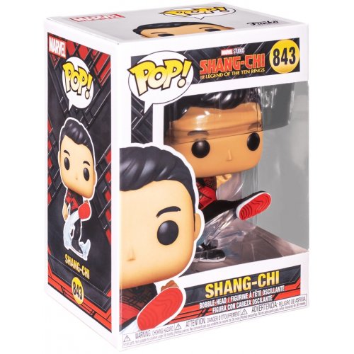 Колекційна статуетка Funko Pop! Bobble Marvel Shang-Chi Shang-Chi (Kick) (FUN25491614) купити в Україні | Telemart фото