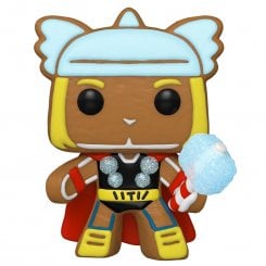 Фото Коллекционная фигурка Funko Pop! Bobble Marvel Holiday Gingerbread Thor (FUN25491634)