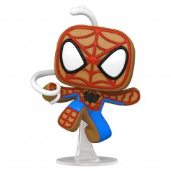 Колекційна статуетка Funko Pop! Bobble Marvel Holiday Gingerbread Spider-Man (FUN25491635)