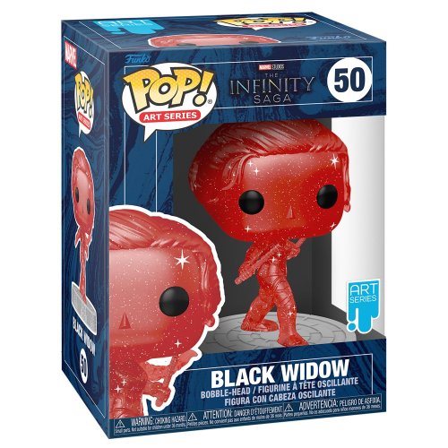 Колекційна статуетка Funko Pop! Art Series Bobble Marvel Infinity Saga Black Widow Red w/Case (FUN25491657) купити в Україні | Telemart фото