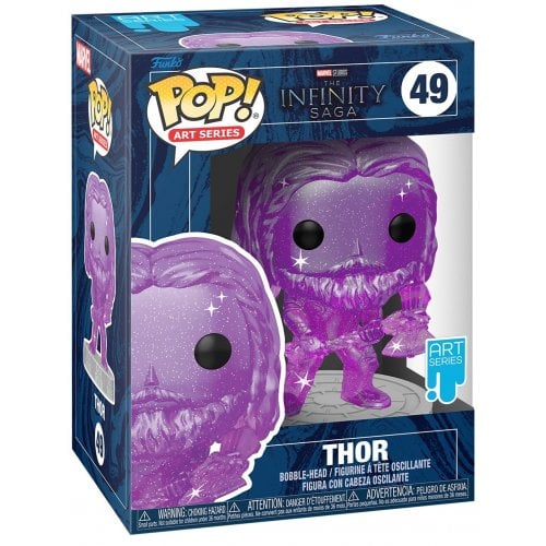 Коллекционная фигурка Funko Pop! Art Series Bobble Marvel Infinity Saga Thor Purple w/Case (FUN25491662) купить в Украине | Telemart фото