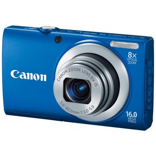 Купить Цифровые фотоаппараты Canon PowerShot A4000 IS Blue - цена в Харькове, Киеве, Днепре, Одессе
в интернет-магазине Telemart фото