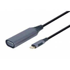 Адаптер Cablexpert USB Type-C - VGA 0.15m (A-USB3C-VGA-01) Black