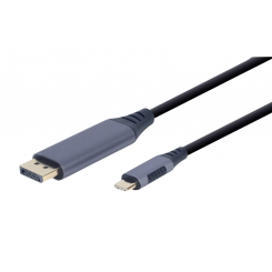 Кабель Cablexpert USB Type-C - DisplayPort 1.8m 4K (CC-USB3C-DPF-01-6) Black