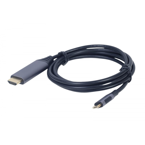 Купить Кабель Cablexpert USB Type-C - HDMI 1.8m 4K (CC-USB3C-HDMI-01-6) Black - цена в Харькове, Киеве, Днепре, Одессе
в интернет-магазине Telemart фото