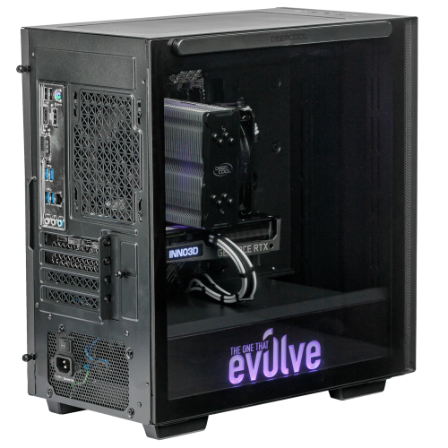 Продать Компьютер EVOLVE CyberPart Platinum 5H (EVCP-P5Hi1010FN3050-8S240H1TBK) Black по Trade-In интернет-магазине Телемарт - Киев, Днепр, Украина фото