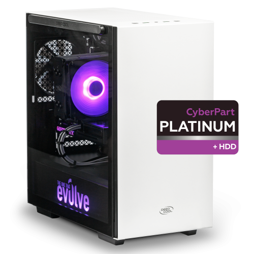 Продати Комп'ютер EVOLVE CyberPart Platinum 5H (EVCP-P5Hi1010FN3050-8S240H1TWH) White за Trade-In у інтернет-магазині Телемарт - Київ, Дніпро, Україна фото