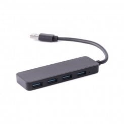 Фото USB-хаб Cablexpert USB 3.0 Hub 4 ports (A-AMU3-4P-01) Black