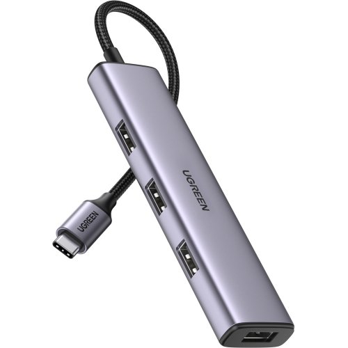 Купить USB-хаб UGreen USB 2.0 4 ports CM473 1m (20841) Grey - цена в Харькове, Киеве, Днепре, Одессе
в интернет-магазине Telemart фото