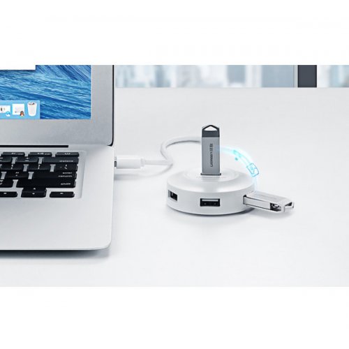 Купить USB-хаб UGreen USB 2.0 4 ports CR106 1m (20270) White - цена в Харькове, Киеве, Днепре, Одессе
в интернет-магазине Telemart фото