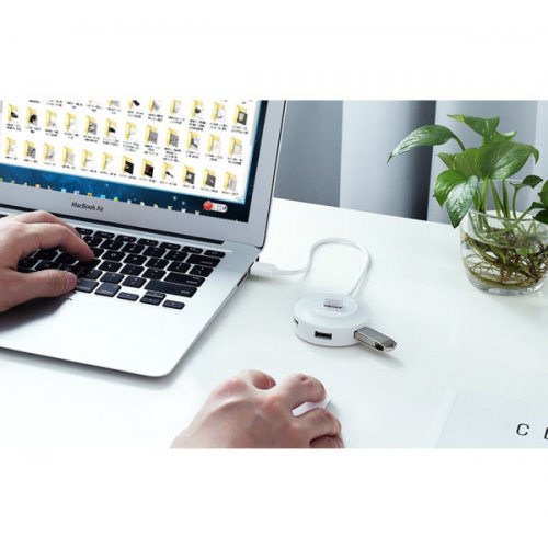 Купить USB-хаб UGreen USB 2.0 4 ports CR106 1m (20270) White - цена в Харькове, Киеве, Днепре, Одессе
в интернет-магазине Telemart фото