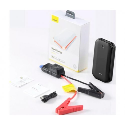 Купить Powerbank Baseus Super Energy Car Jump Starter (CRJS01-01) Black - цена в Харькове, Киеве, Днепре, Одессе
в интернет-магазине Telemart фото