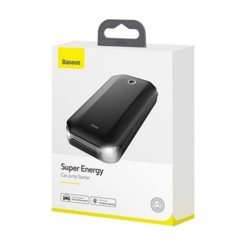 Купить Powerbank Baseus Super Energy Car Jump Starter (CRJS01-01) Black - цена в Харькове, Киеве, Днепре, Одессе
в интернет-магазине Telemart фото