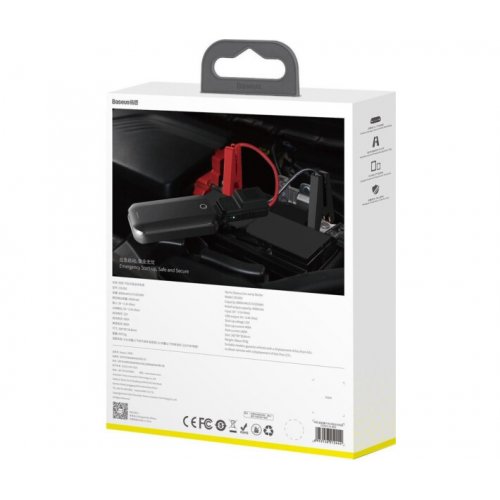 Купить Powerbank Baseus Super Energy Car Jump Starter (CRJS01-01) Black - цена в Харькове, Киеве, Днепре, Одессе
в интернет-магазине Telemart фото