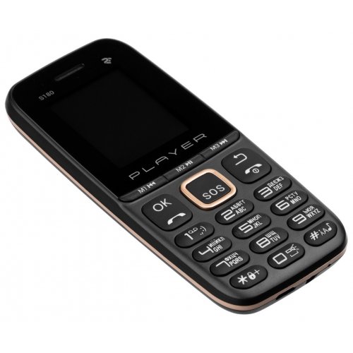 Купить Мобильный телефон 2E S180 2021 Black - цена в Харькове, Киеве, Днепре, Одессе
в интернет-магазине Telemart фото