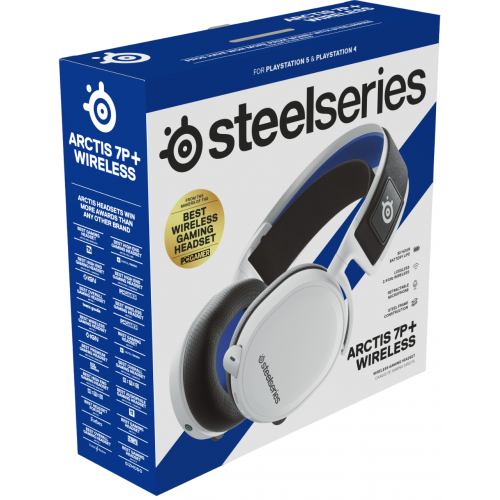Фото Наушники SteelSeries Arctis 7P+ Wireless for PS5 (61471) White
