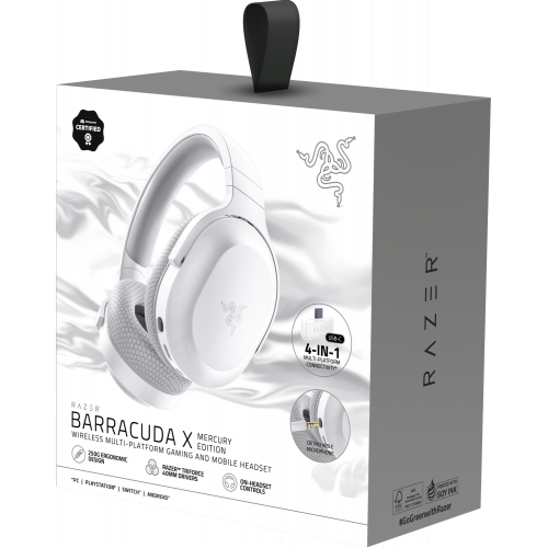 Купить Наушники Razer Barracuda X (RZ04-03800200-R3M1) Mercury - цена в Харькове, Киеве, Днепре, Одессе
в интернет-магазине Telemart фото