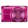Фото Цифровые фотоаппараты Nikon Coolpix S6300 Pink