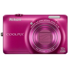 Цифровые фотоаппараты Nikon Coolpix S6300 Pink