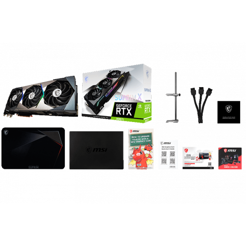 Продати Відеокарта MSI GeForce RTX 3090 Ti SUPRIM X 24576MB (RTX 3090 Ti SUPRIM X 24G) за Trade-In у інтернет-магазині Телемарт - Київ, Дніпро, Україна фото