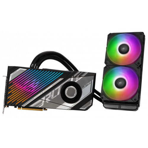 Продать Видеокарта Asus ROG Strix LC GeForce RTX 3090 Ti OC 24576MB (Rog-Strix-LC-RTX3090Ti-O24G-Gaming) по Trade-In интернет-магазине Телемарт - Киев, Днепр, Украина фото