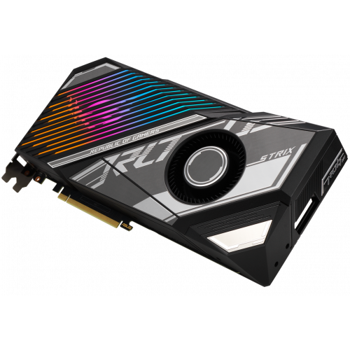 Продать Видеокарта Asus ROG Strix LC GeForce RTX 3090 Ti OC 24576MB (Rog-Strix-LC-RTX3090Ti-O24G-Gaming) по Trade-In интернет-магазине Телемарт - Киев, Днепр, Украина фото