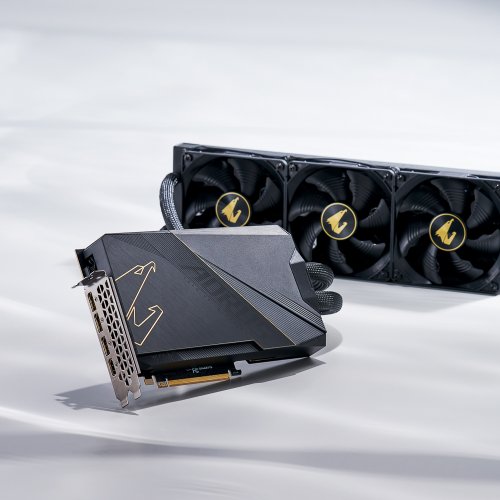 Продать Видеокарта Gigabyte GeForce RTX 3090 Ti AORUS XTREME WATERFORCE 24576MB (GV-N309TAORUSX W-24GD) по Trade-In интернет-магазине Телемарт - Киев, Днепр, Украина фото