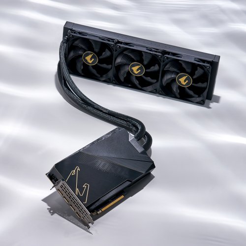 Продать Видеокарта Gigabyte GeForce RTX 3090 Ti AORUS XTREME WATERFORCE 24576MB (GV-N309TAORUSX W-24GD) по Trade-In интернет-магазине Телемарт - Киев, Днепр, Украина фото