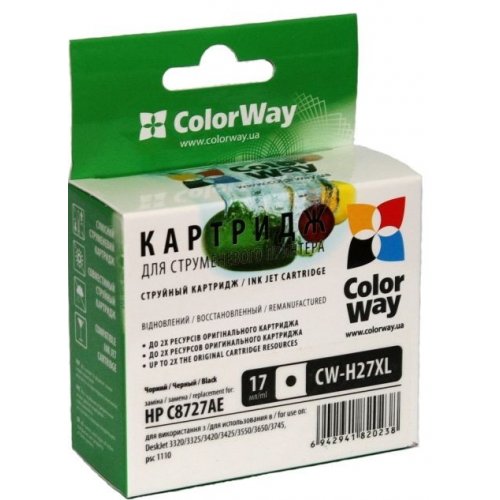 ColorWay CW-H27XL Black купить в Украине: Киев, Днепр, Харьков, Одесса  | Низкая цена, отзывы, характеристики от TELEMART фото