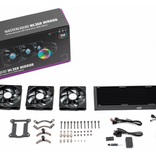 Продать Готовая СВО Cooler Master MasterLiquid ML360 Mirror ARGB (MLX-D36M-A18PK-R1) по Trade-In интернет-магазине Телемарт - Киев, Днепр, Украина фото