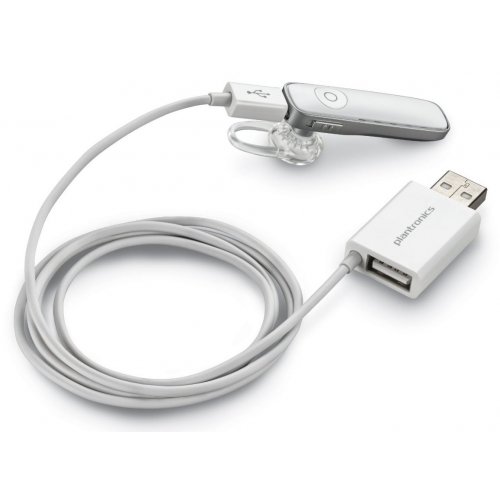 Купити Bluetooth-гарнітура Plantronics Marque 2 M165 White - ціна в Києві, Львові, Вінниці, Хмельницькому, Франківську, Україні | інтернет-магазин TELEMART.UA фото