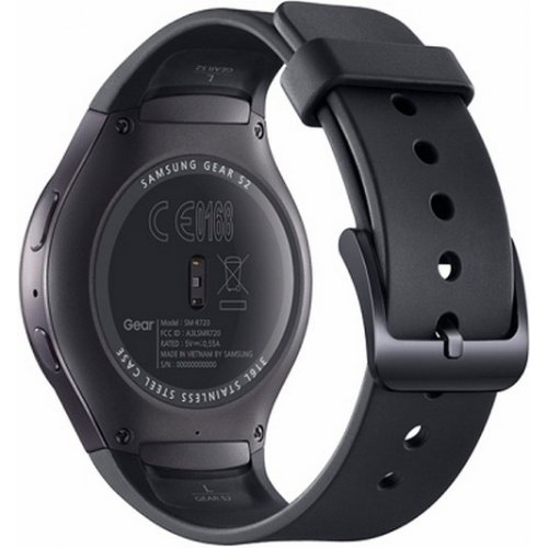 Купить Умные часы Samsung Gear S2 SM-R720 Dark Gray - цена в Харькове, Киеве, Днепре, Одессе
в интернет-магазине Telemart фото