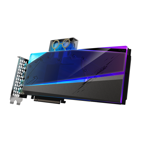 Продать Видеокарта Gigabyte AORUS Radeon RX 6950 XT XTREME WaterForce WB 16384MB (GV-R695XTAORUSX WB-16GD) по Trade-In интернет-магазине Телемарт - Киев, Днепр, Украина фото