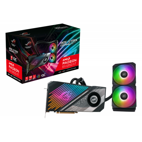 Продать Видеокарта Asus ROG Strix LC Radeon RX 6950 XT OC 16384MB (ROG-STRIX-LC-RX6950XT-O16G-GAMING) по Trade-In интернет-магазине Телемарт - Киев, Днепр, Украина фото