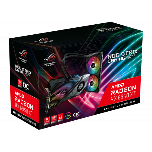 Продать Видеокарта Asus ROG Strix LC Radeon RX 6950 XT OC 16384MB (ROG-STRIX-LC-RX6950XT-O16G-GAMING) по Trade-In интернет-магазине Телемарт - Киев, Днепр, Украина фото