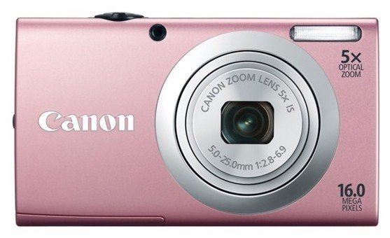 Цифровые фотоаппараты Canon PowerShot A2400 IS Pink купить в