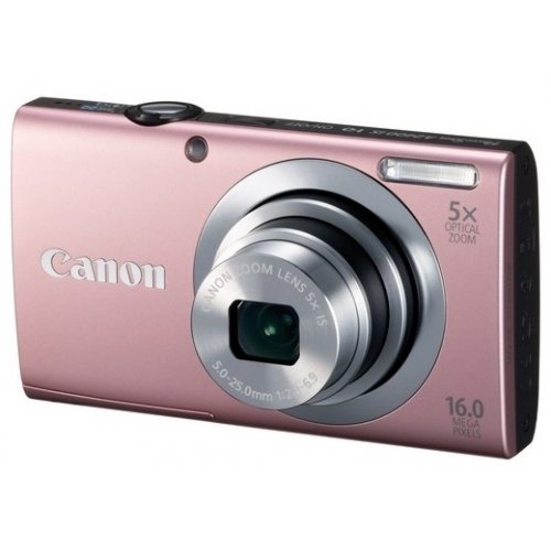 Купить Цифровые фотоаппараты Canon PowerShot A2400 IS Pink - цена в Харькове, Киеве, Днепре, Одессе
в интернет-магазине Telemart фото