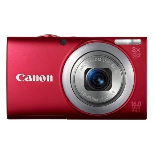 Купить Цифровые фотоаппараты Canon PowerShot A4000 IS Red - цена в Харькове, Киеве, Днепре, Одессе
в интернет-магазине Telemart фото